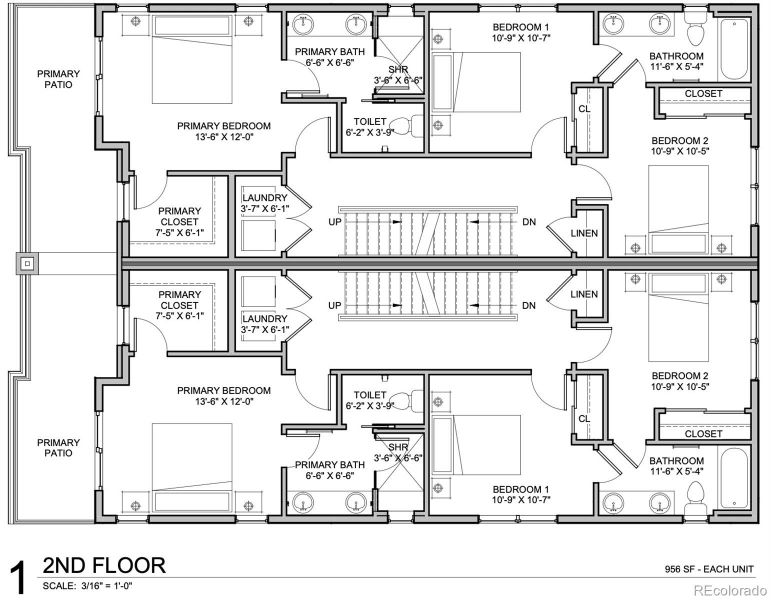 2D floor plan layout of this home in , Denver, CO (Image 3).