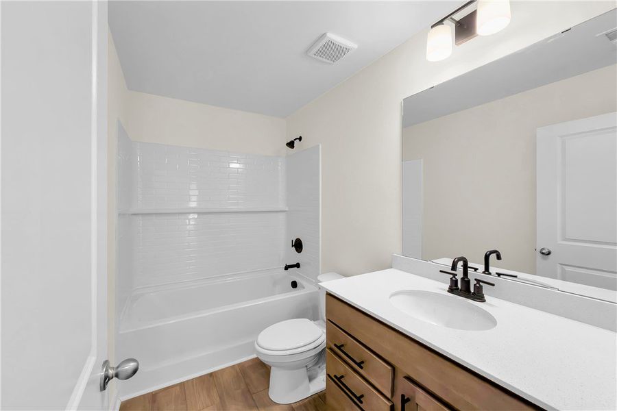 Furnished interior view inside a new home in Brownstone Park, Easley (Image 5).
