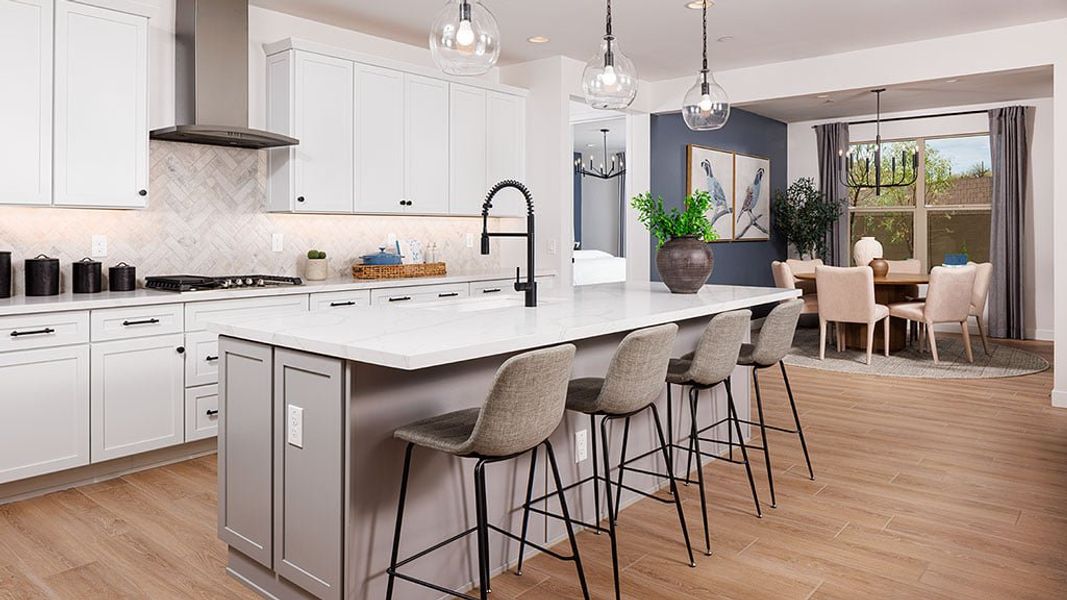 Representative furnished interior of a home built from the Victory by Taylor Morrison in Saddleback, Peoria (Image 8).