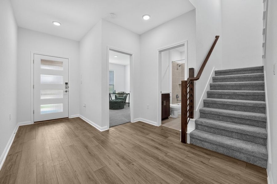 Spacious, unfurnished interior of a new home in Lisso, Pflugerville (Image 24). Spacious, unfurnished interior of a new home in Lisso, Pflugerville (Image 24).