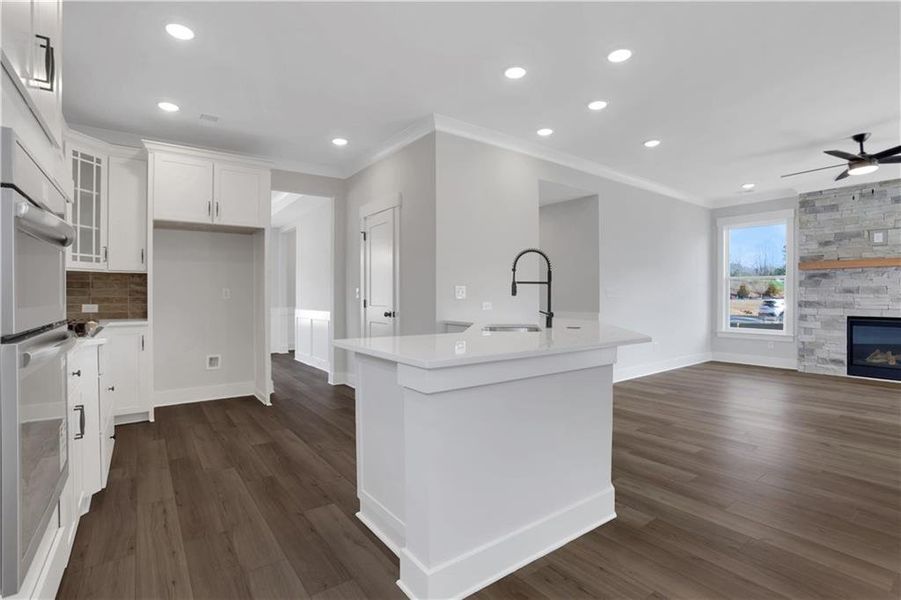 Furnished interior view inside a new home in Marble Tree, Ball Ground (Image 12).