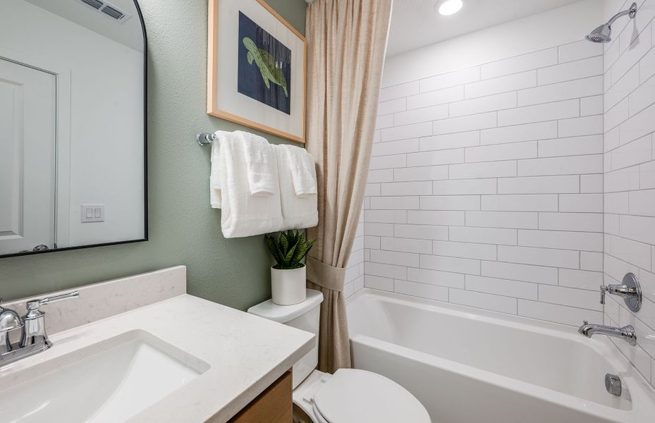 Representative furnished interior of a home built from the Yellowstone by Pulte Homes in Riversong, Parrish (Image 27).