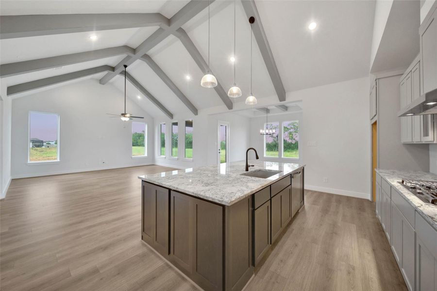 Furnished interior view inside a new home in , Rosharon (Image 7).
