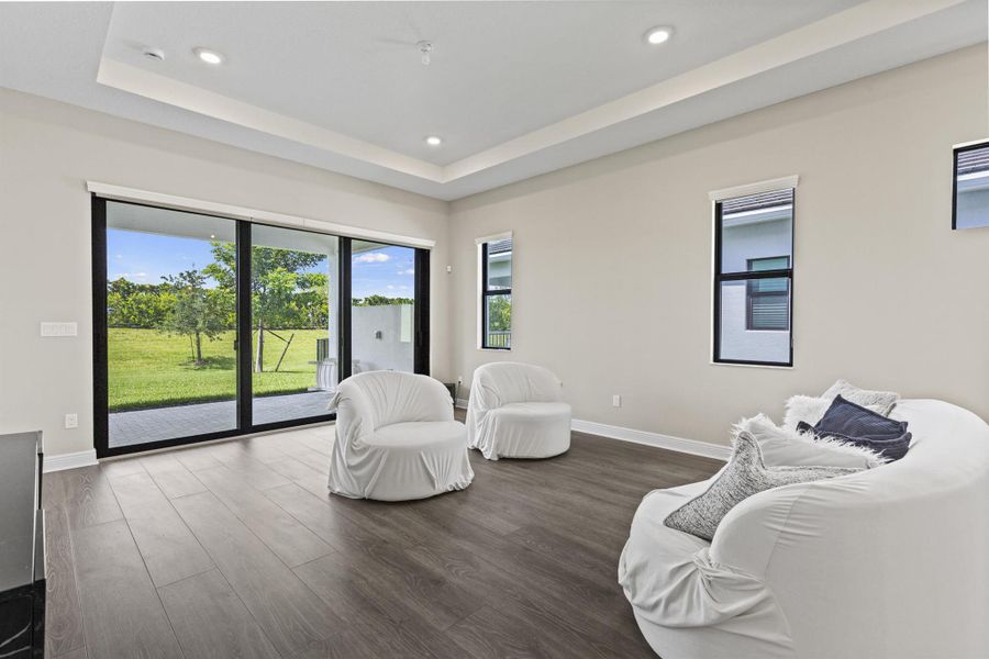 Furnished interior view inside a new home in , The Acreage (Image 14).