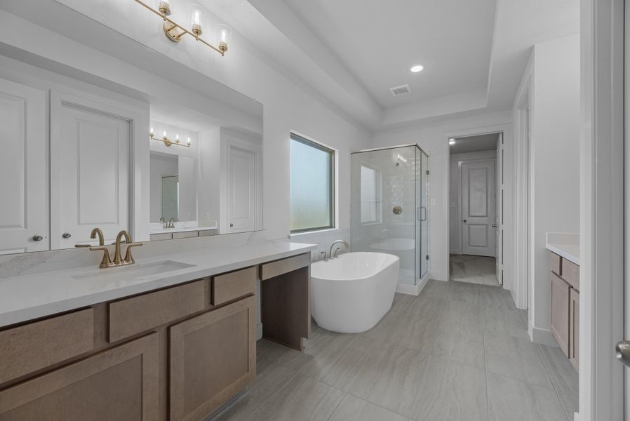 Furnished interior view inside a new home in COLTON®, Montgomery (Image 9). Furnished interior view inside a new home in COLTON®, Montgomery (Image 9).