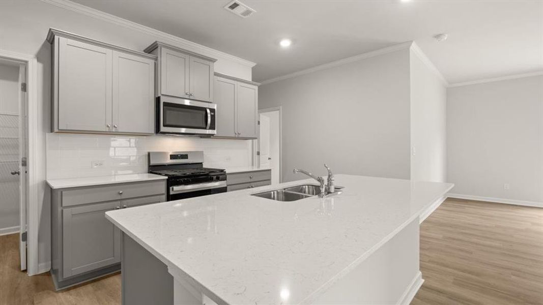 Furnished interior view inside a new home in Braselton Village, Braselton (Image 6).