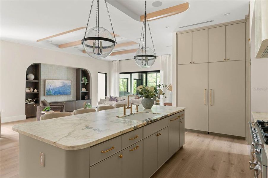 Furnished interior view inside a new home in , Winter Park (Image 41).