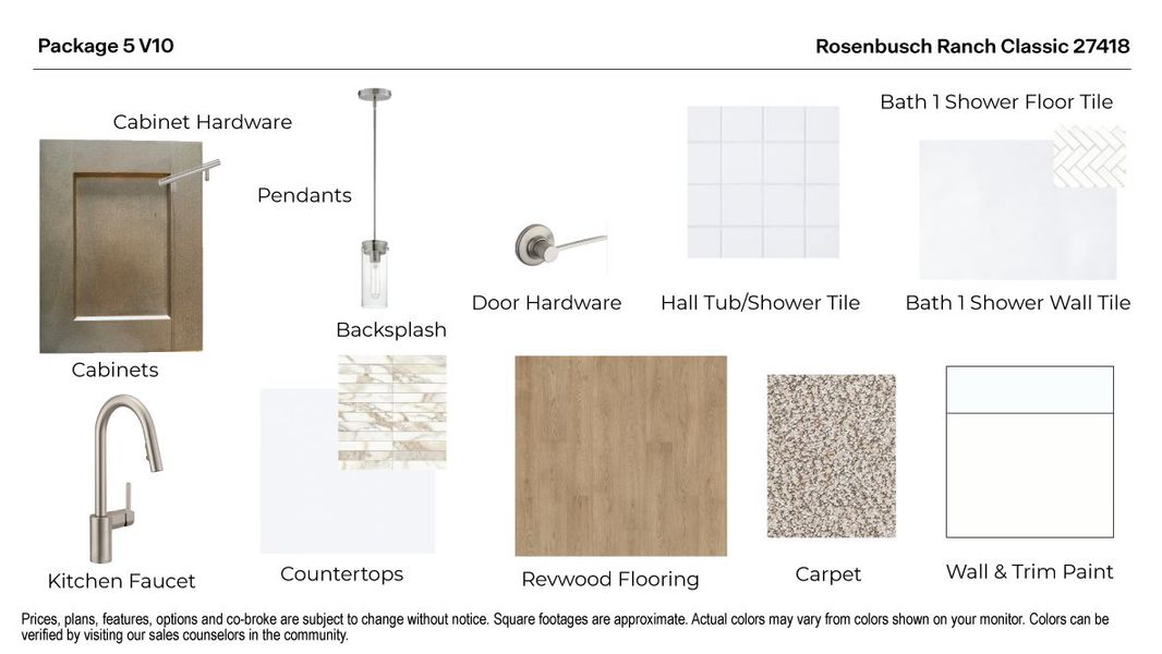 Materials commonly used for homes built from the The Fieldson by D.R. Horton in Rosenbusch Ranch, Leander (Image 42). Materials commonly used for homes built from the The Fieldson by D.R. Horton in Rosenbusch Ranch, Leander (Image 42).