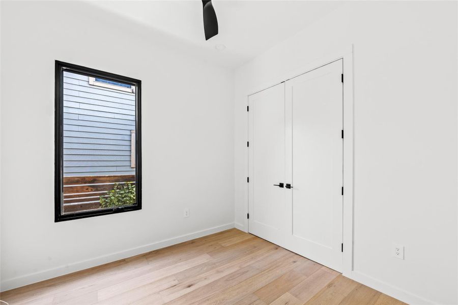 Main level secondary bedroom