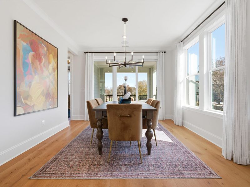 Furnished interior view inside a new home in Ross Farms, Charlotte (Image 14).