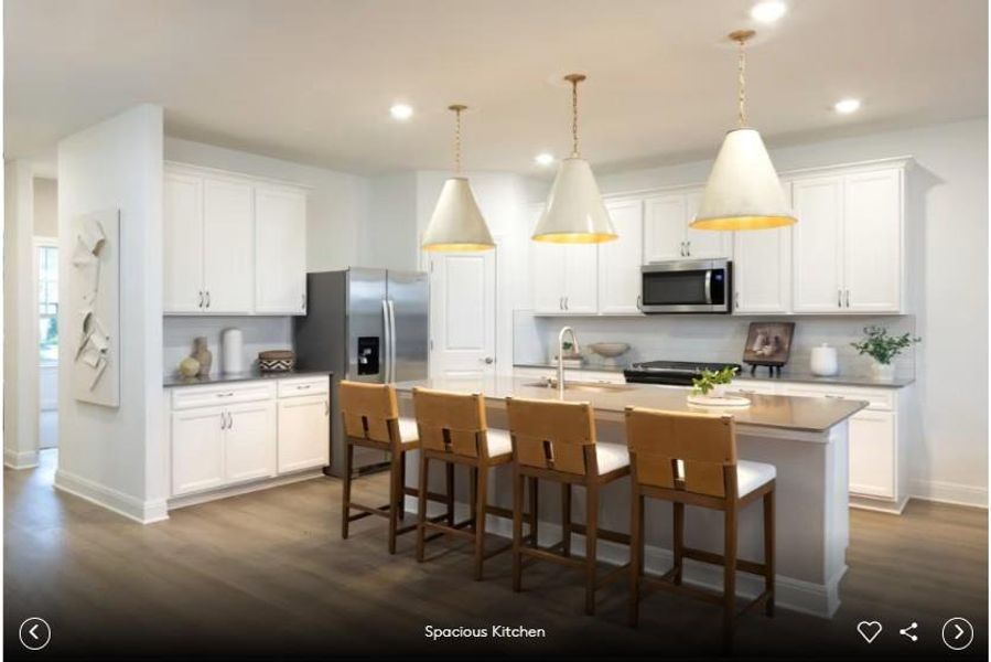 Interior photos- Photo of Pulte model home with same floor plan, not of actual home listed.