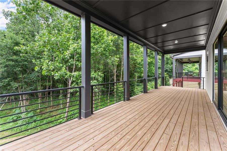Exterior details and patio area of a home in West Town, Atlanta (Image 31).
