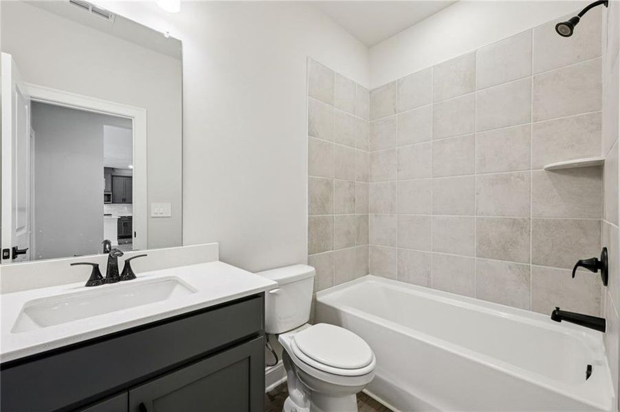 Furnished interior view inside a new home in River Pointe, Monroe (Image 18).