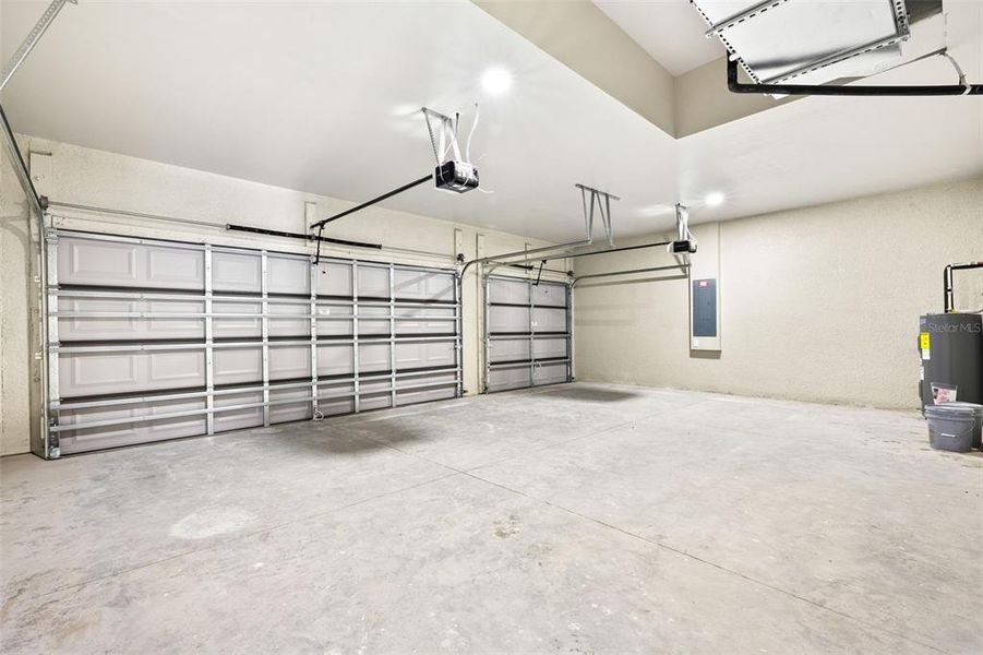 Inside 3 car garage Inside 3 car garage