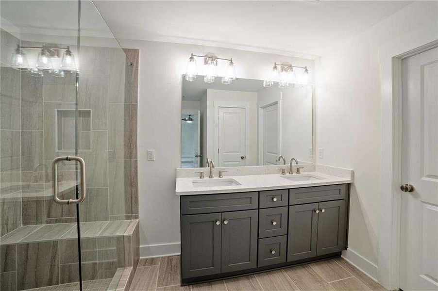 Furnished interior view inside a new home in , Decatur (Image 2).