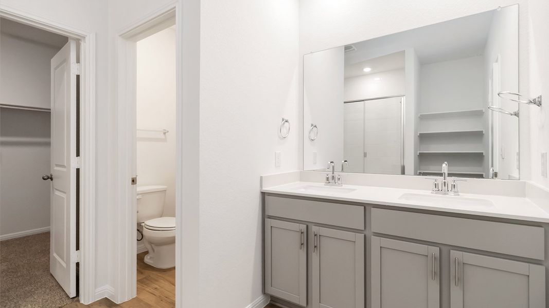 Furnished interior view inside a new home in Bar W Ranch, Leander (Image 6).