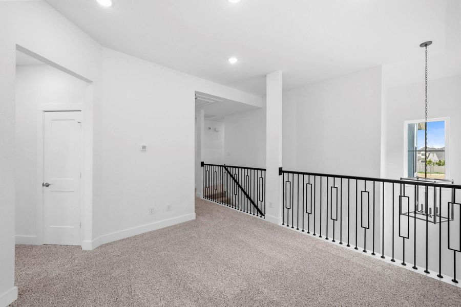 Spacious, unfurnished interior of a new home in Bridgeland, Cypress (Image 15).