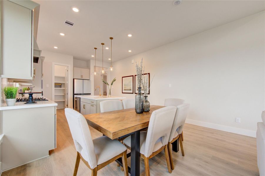Furnished interior view inside a new home in Jordan Ranch, Katy (Image 39).