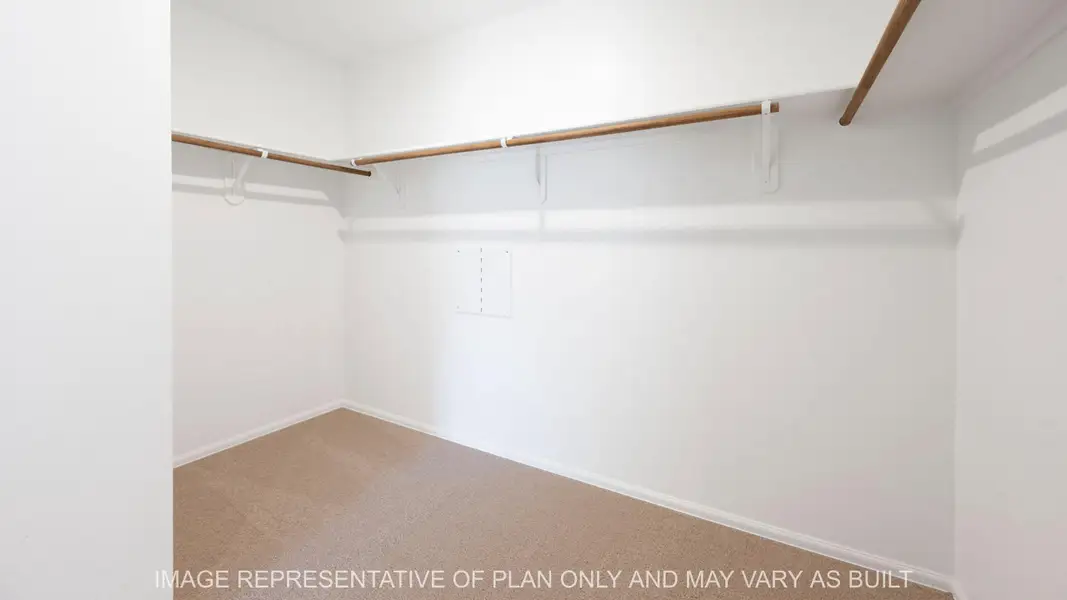 Representative unfurnished interior of a home built from the Easton by D.R. Horton in Wilkins Valley, Brenham (Image 13).