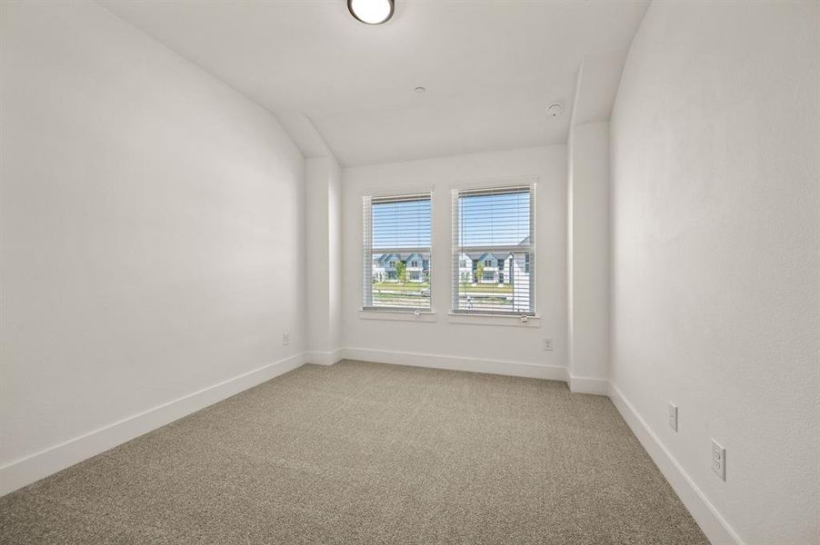 You'll find two nicely sized, light filled secondary bedrooms in our Julia floor plan.