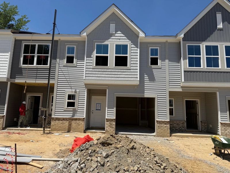 In-progress construction of a new home in Towns at The Point, Rolesville, NC (Image 4).