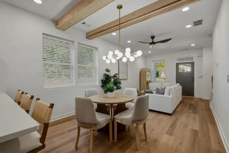 Furnished interior view inside a new home in , Atlanta (Image 11).