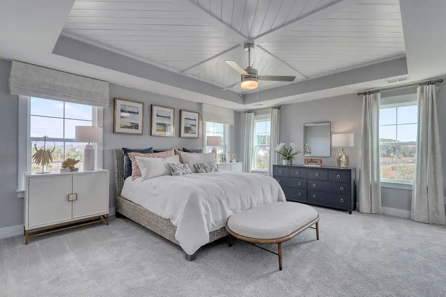 Representative furnished interior of a home built from the Warwick II - Vanguard Collection by Mungo Homes in Scotts Hill Village, Wilmington (Image 7).