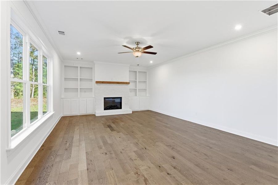 Spacious, unfurnished interior of a new home in The Estates at Hurricane Pointe, Douglasville (Image 34). Spacious, unfurnished interior of a new home in The Estates at Hurricane Pointe, Douglasville (Image 34).