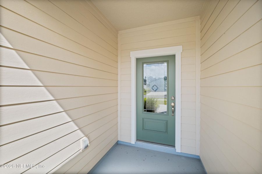 Exterior details and patio area of a home in Westport Landing, Jacksonville (Image 4).