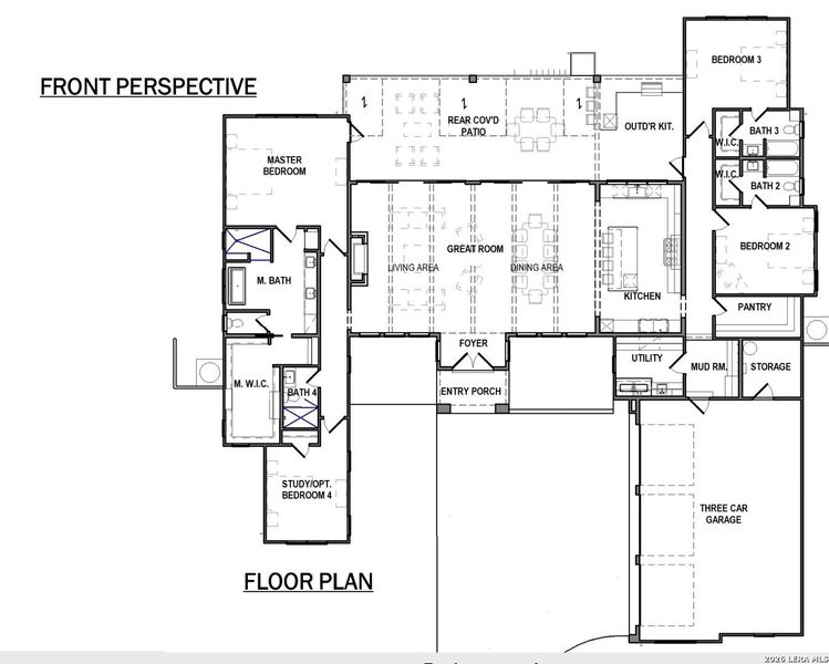 2D floor plan layout of this home in , San Antonio, TX (Image 6).