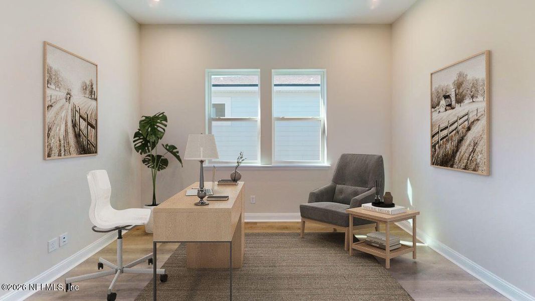 Furnished interior view inside a new home in RiverTown, St. Johns (Image 16).