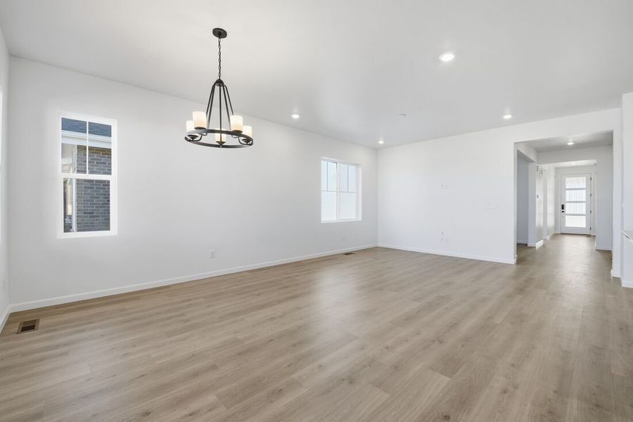 Spacious, unfurnished interior of a new home in Sterling Ranch Ascent Village, Littleton (Image 13). Spacious, unfurnished interior of a new home in Sterling Ranch Ascent Village, Littleton (Image 13).