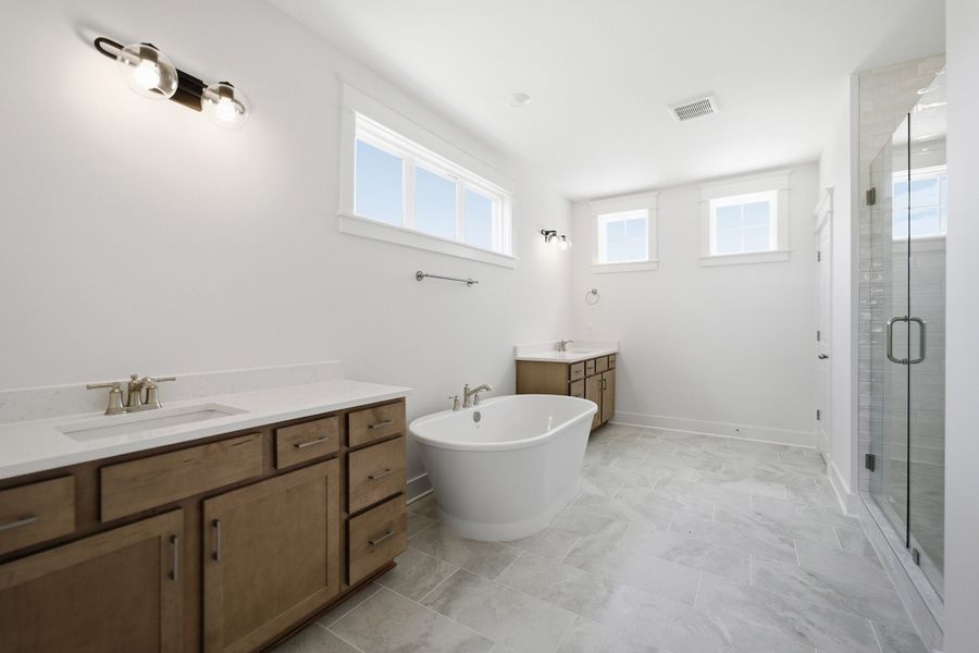 Furnished interior view inside a new home in Aden Woods, Fairview (Image 13).