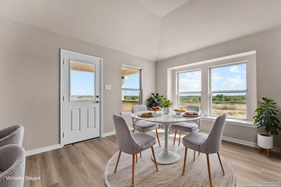 Furnished interior view inside a new home in Greenspoint Heights, Seguin (Image 4).