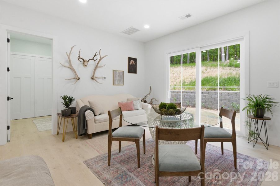 Furnished interior view inside a new home in , Matthews (Image 8).