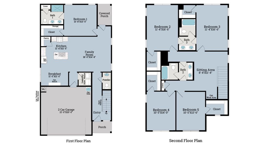 2D floor plan layout of this home in Breakfast Point East Phase I, Panama City Beach, FL (Image 4). 2D floor plan layout of this home in Breakfast Point East Phase I, Panama City Beach, FL (Image 4).