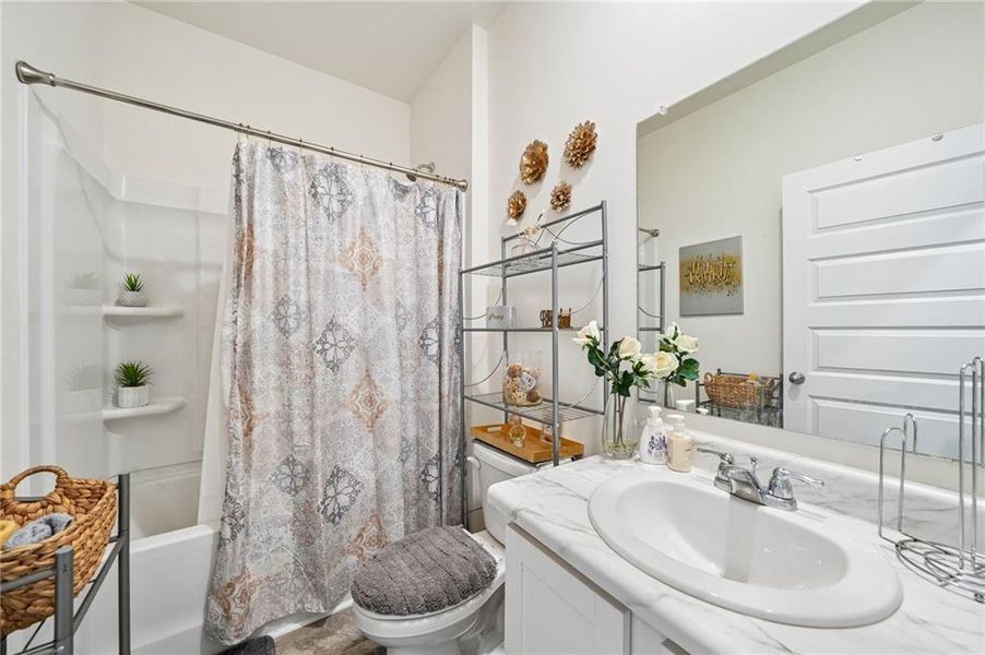 Furnished interior view inside a new home in Champion's Run, Lithonia (Image 18).
