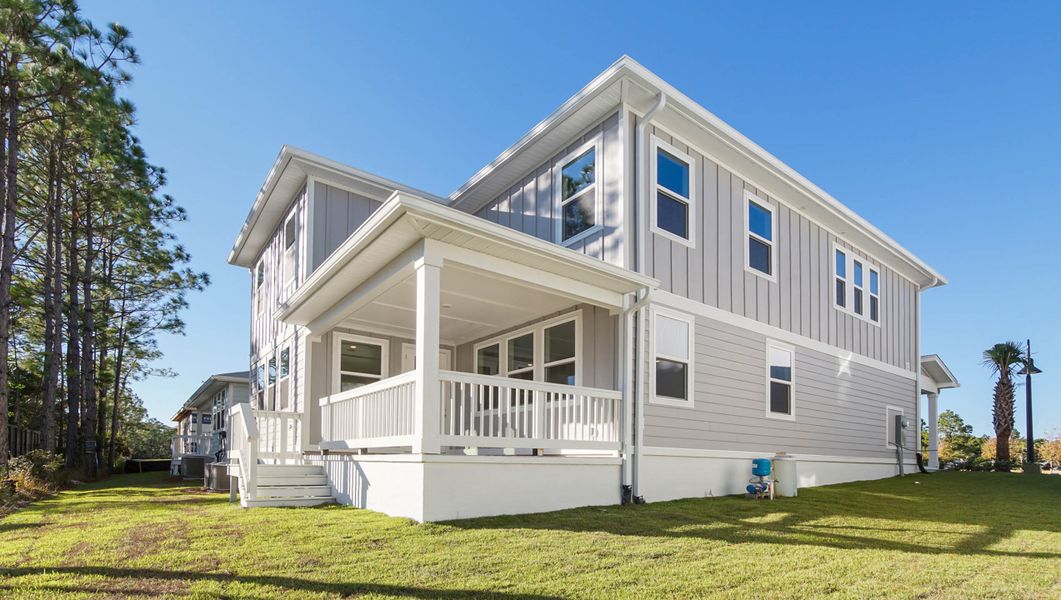 Exterior details and patio area of a home in Parkside, Santa Rosa Beach (Image 28). Exterior details and patio area of a home in Parkside, Santa Rosa Beach (Image 28).