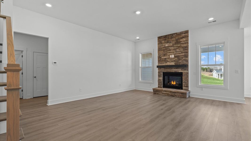 Exclusive living space with tasteful touches, natural light, and a vibrant open-concept feel