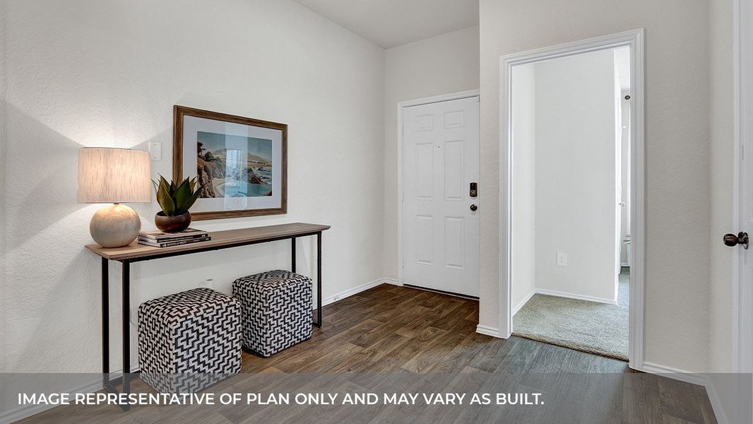 Furnished interior view inside a new home in Arroyo Ranch, Seguin (Image 5).