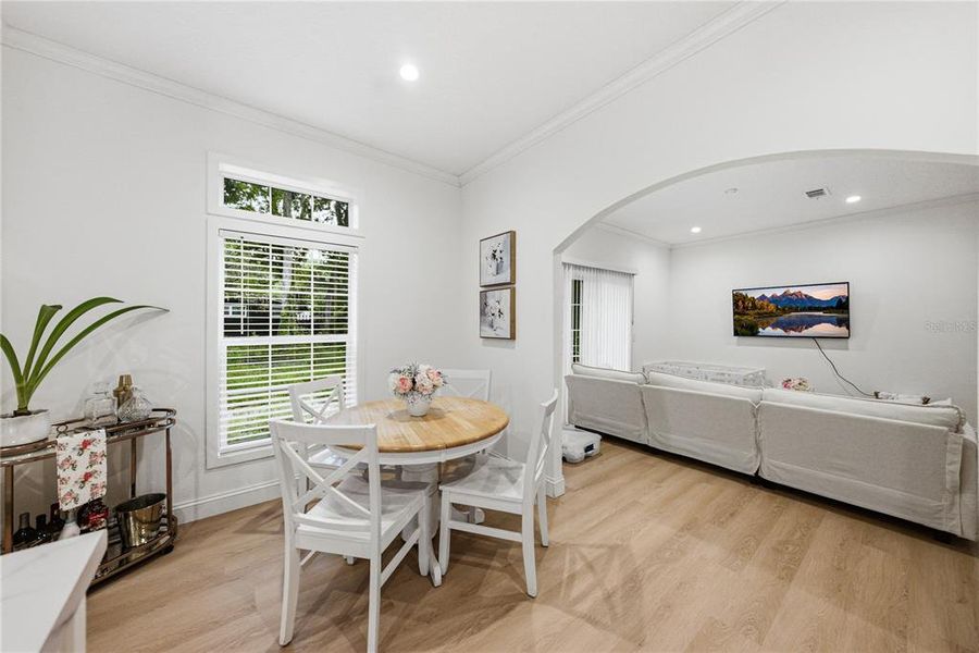 Furnished interior view inside a new home in , Webster (Image 10).