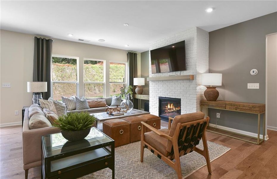 Furnished interior view inside a new home in Oakwood, Cumming (Image 15).