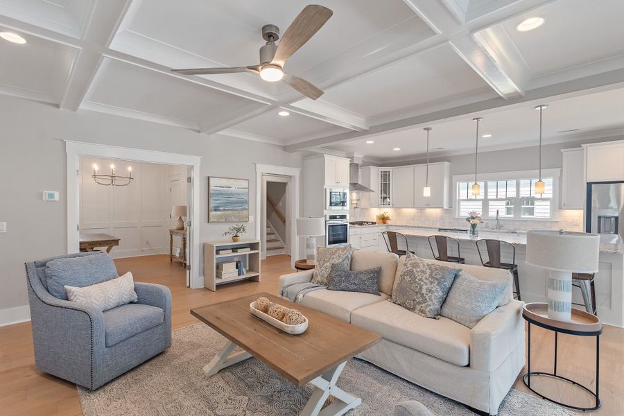 Furnished interior view inside a new home in Osprey Landing, Southport (Image 13).