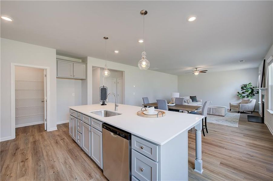 Furnished interior view inside a new home in Burchwood, Stockbridge (Image 9).
