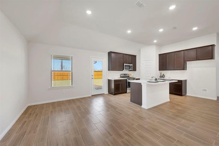 Furnished interior view inside a new home in Sagebrook, Argyle (Image 8). Furnished interior view inside a new home in Sagebrook, Argyle (Image 8).