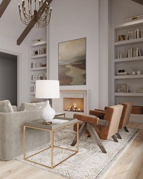 Furnished interior view inside a new home in , Atlanta (Image 28).