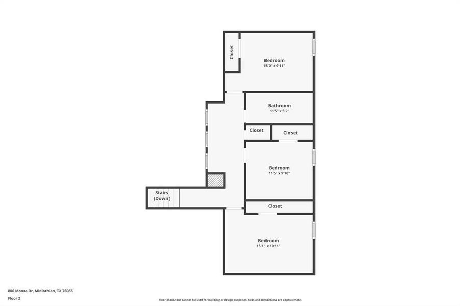 2D floor plan layout of this home in , Midlothian, TX (Image 5). 2D floor plan layout of this home in , Midlothian, TX (Image 5).