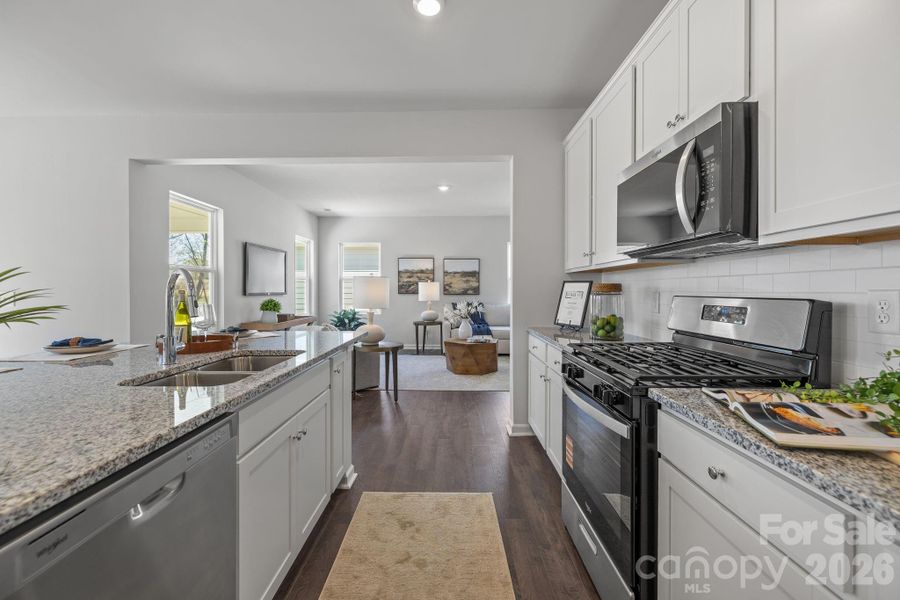 Furnished interior view inside a new home in McFarland Estates, York (Image 11).