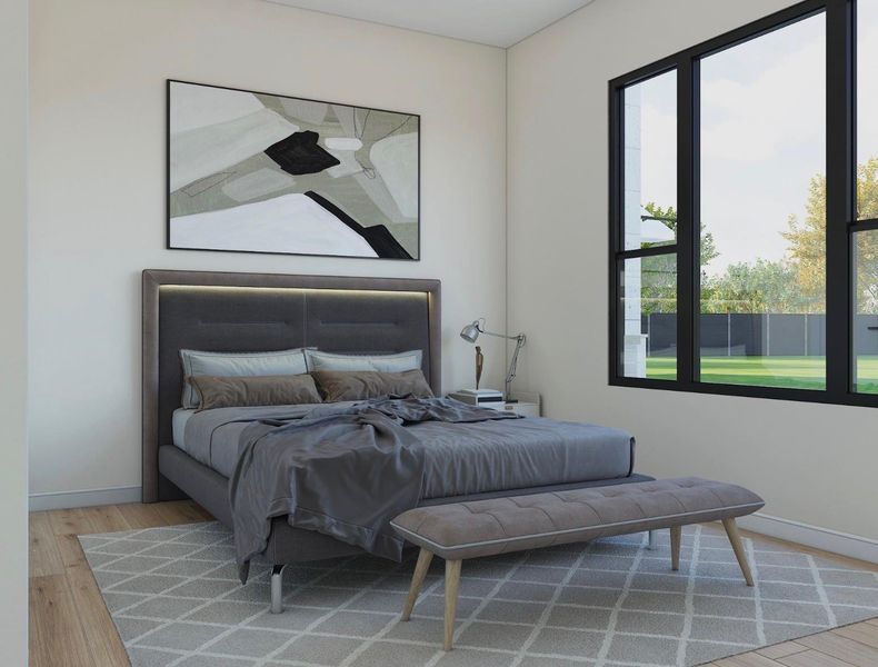 Furnished interior view inside a new home in , Houston (Image 4).