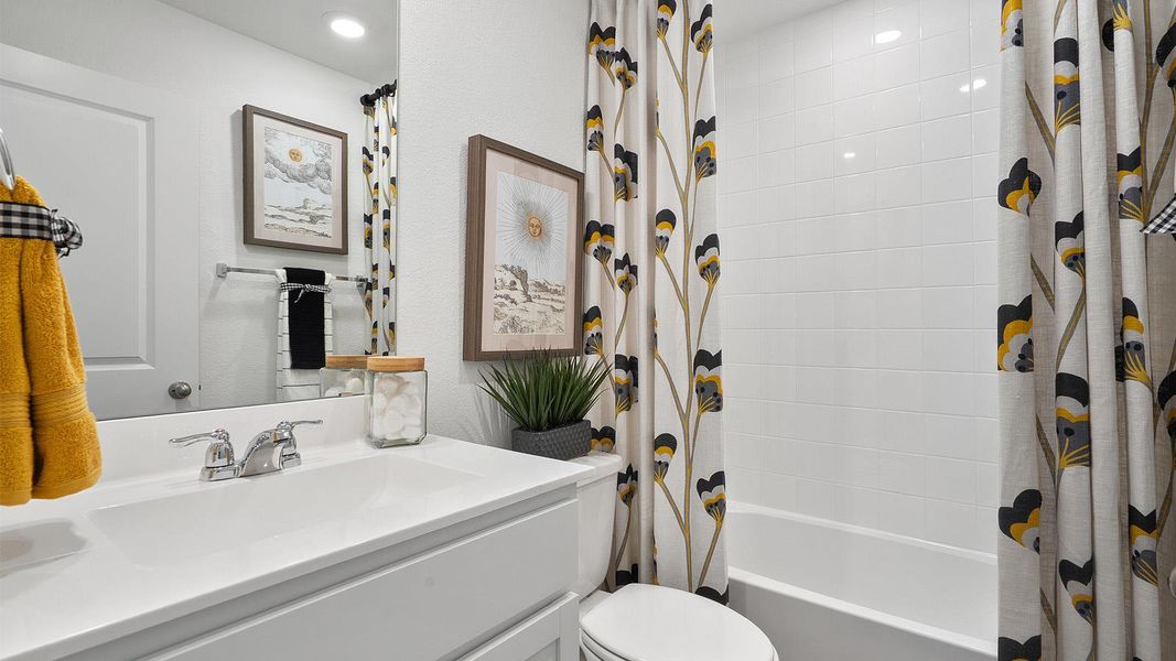 Furnished interior view inside a new home in Valverde, Bastrop (Image 22). Furnished interior view inside a new home in Valverde, Bastrop (Image 22).